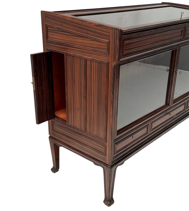 Art Deco Amsterdamse School Vitrine or display cabinet by Napoleon Le Grand